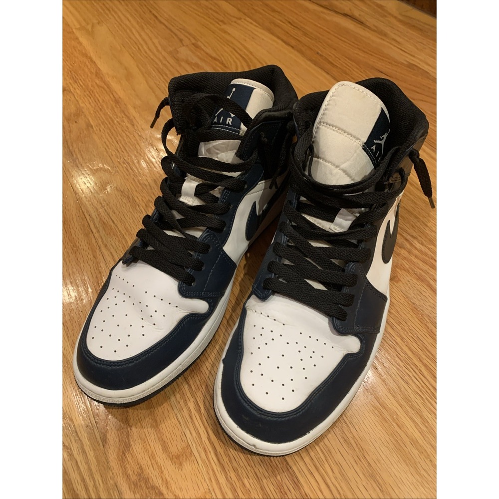NIKE AIR JORDAN 1 MID RETRO OG ARMORY NAVY SZ 13 554724-411